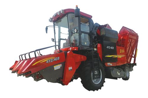 Corn Harvester (Combine Harvester with Corn Header)